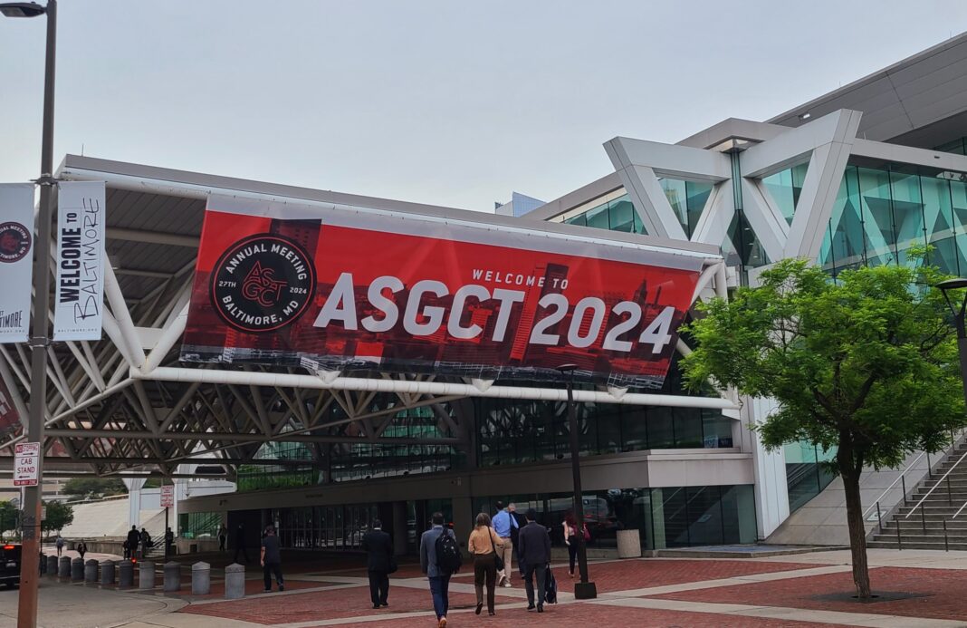 image of ASGCT banner outside of conference center