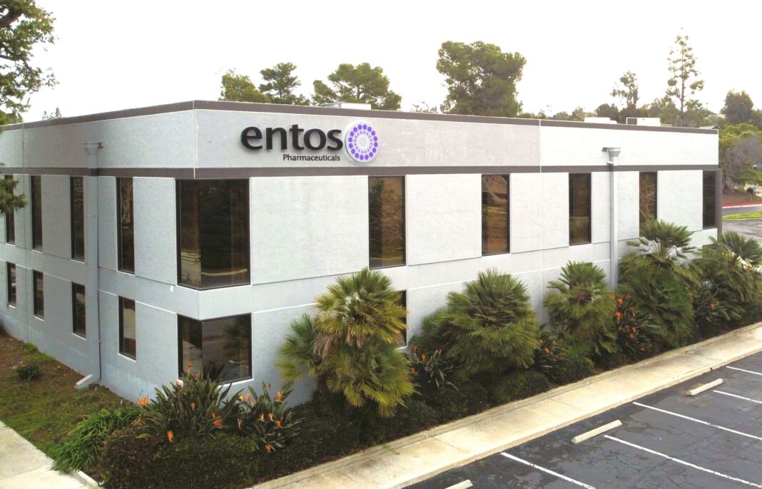 3040 Science Science Park Road, Entos Pharmaceuticals' U.S. home base and one of three buildings within The Muse at Torrey Pines.