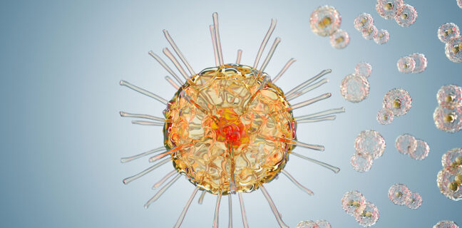Innovations in medicine Abstract Virus Molecular Structure