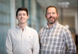 From left, Joseph Breeyear, PhD, MS, and Todd Edwards, PhD, MS