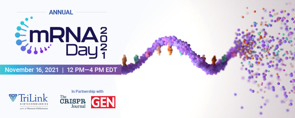 2021 Annual mRNA Day banner