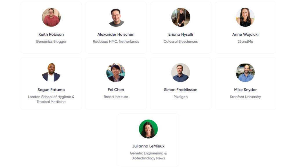 The State of Omics 2024 Speakers